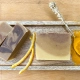 Naturseife: KURKUMA-SEIFE - Gesunde-Haut-Seife - Mit Kurkuma, Patchouli- und Orangenöl - Reinigt, riecht gut und pflegt